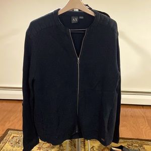 A|X Armani Exchange Full Zip Sweater XXL